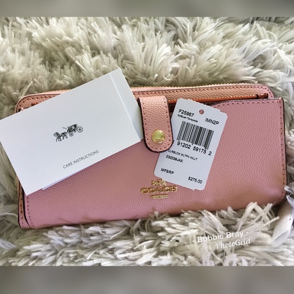 🆕 Authentic Coach Color-block Wallet - Picture 4 of 4